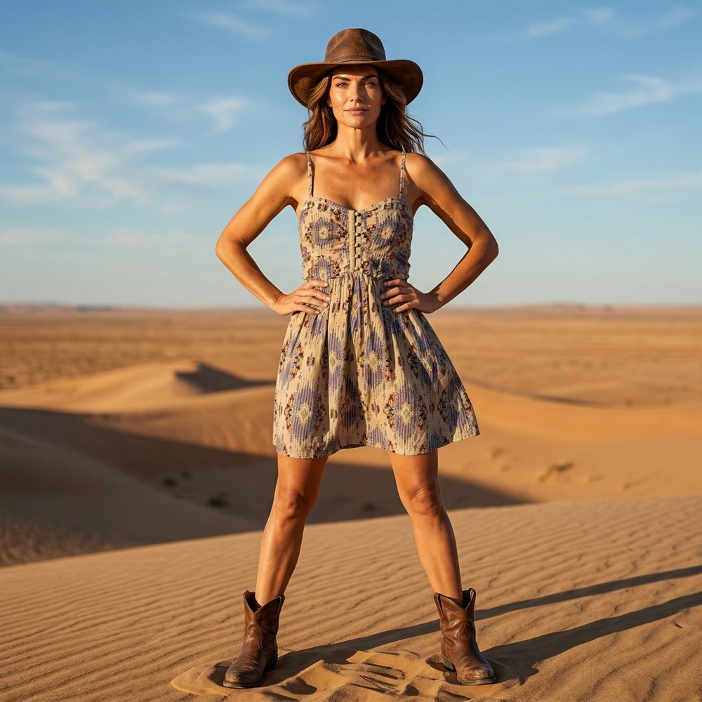 Billabong Boho Aztec Print Mini Dress | Western Festival Sundress